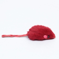 Игрушка для кошек "Малая мышь", натуральный мех кролика, 5 см, микс цветов Игрушка для кошек "Малая мышь", натуральный мех кролика, 5 см, микс цветов