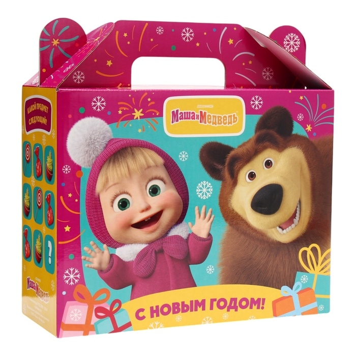 Новый год. Новогодний подарочный набор &laquo;Маша и Медведь&raquo;, 1000 г