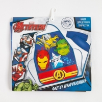 Фартук с нарукавниками детский &laquo;Команда Мстители&raquo;, 49х39 см