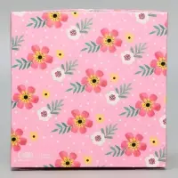 Коробка для печенья, кондитерская упаковка с пластиковой крышкой, &laquo;Лучший воспитатель&raquo;, 15 х 15 х 3 см