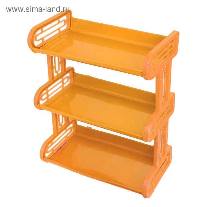 Полка навесная 3-х ярусная, 32&times;17.2&times;42 см, МИКС