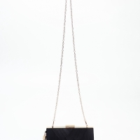 Сумка-клатч на фермуаре, цвет чёрный Сумка-клатч на фермуаре, цвет чёрный