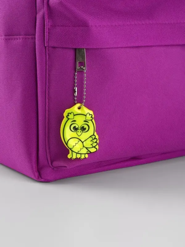 Светоотражающий элемент &laquo;Сова&raquo;, двусторонний, 4,2 &times; 6 см, цвет МИКС