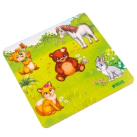 Геоборд с доп. элементами &laquo;Мамы и дети&raquo; 20&times;20 см