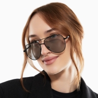 Очки солнцезащитные фотохромные, uv 400, дужка 14.3 см, ширина 13.7 см, линза 5.3 х 5.7 см    107979