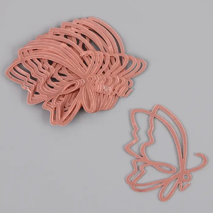 Топпер для торта &laquo;Бабочки&raquo;, 5 шт., розовое золото