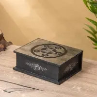 Шкатулка "Цветок жизни" 19х15х7 см, МДФ