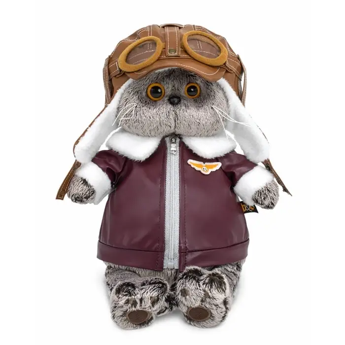 Мягкая игрушка "Кот Басик "Авиатор", 22 см Ks22-294