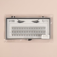 Набор накладных ресниц &laquo;Классика&raquo;, пучки, 10, 12, 14 мм, толщина 0,1 мм, изгиб D, 10 D