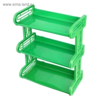 Полка навесная 3-х ярусная, 32&times;17.2&times;42 см, МИКС