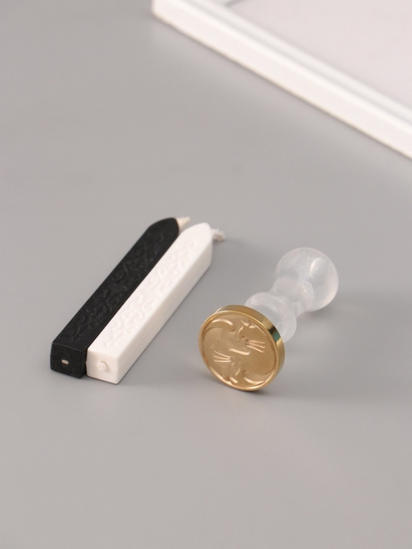 Сургучный набор Сургучный набор "Котики Инь-Ян" печать, ручка, сургуч 12,5х10х3,6 см