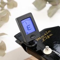 Тюнер для настройки гитары/укулеле Music Life, черный Тюнер для настройки гитары/укулеле Music Life, черный