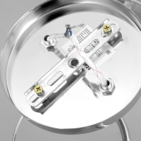 Люстра "Поли" 2х60Вт Е27 Хром 56х15х24см