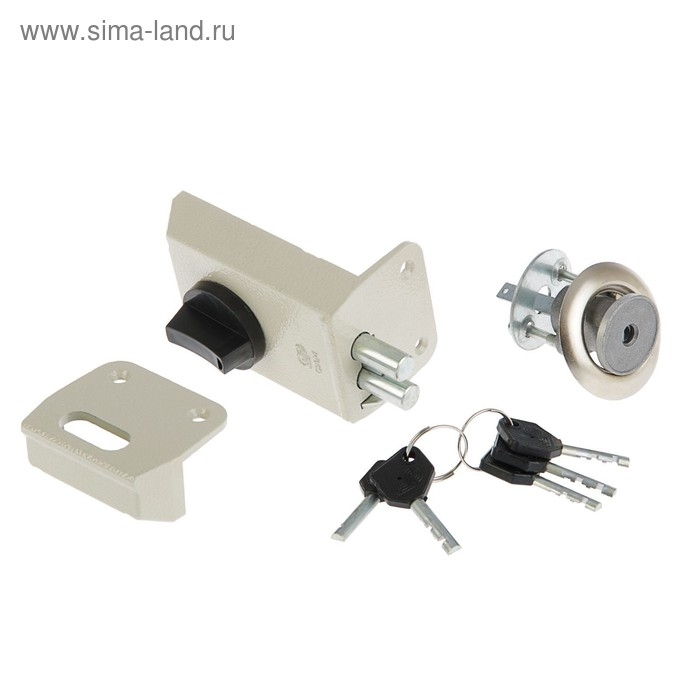 Замок накладной ПРОСАМ ЗНД-1А (88400), серый