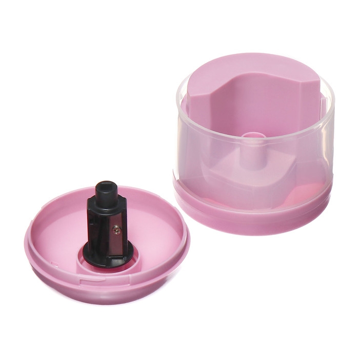 Точилка электрическая (батарейки в комплект не входят). работает от 2-х АА батареек Розовый