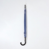 Зонт - трость полуавтоматический &laquo;Однотонный&raquo;, 8 спиц, R = 61/70 см, D = 140 см, цвет синий