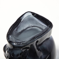 Бутылка стеклянная &laquo;Череп&raquo;, 0,77 л, цвет чёрный