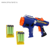 Бластер &laquo;Сокрушитель&raquo;, стреляет мягкими пулями, цвета МИКС