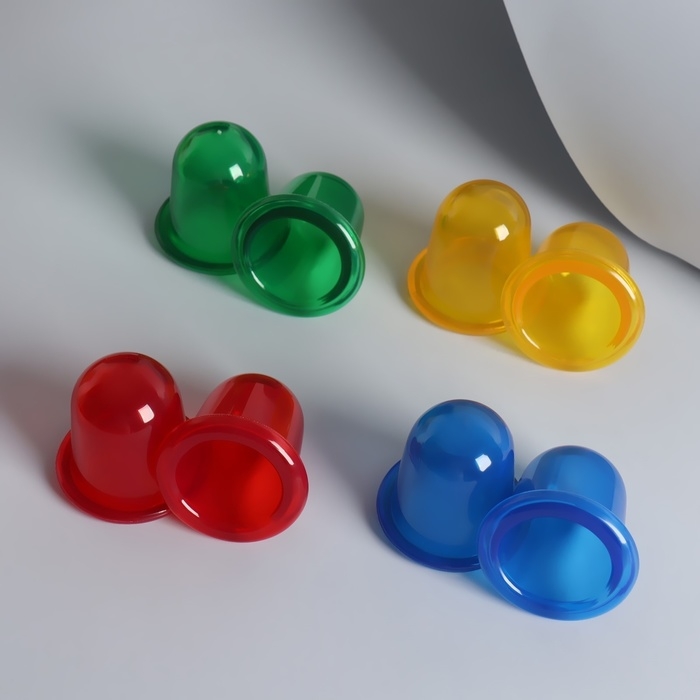 Массажёр антицеллюлитный «Чудо - банка», набор - 2 шт, 5 × 5,5 см, цвет МИКС Массажёр антицеллюлитный «Чудо - банка», набор - 2 шт, 5 × 5,5 см, цвет МИКС