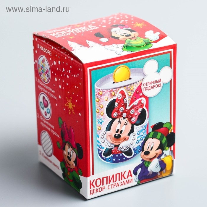 Копилка на Новый год, 11х8х8 см, Минни Маус Копилка на Новый год, 11х8х8 см, Минни Маус