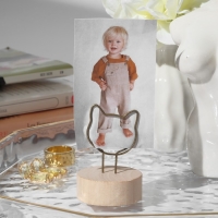 Ценникодержатель с зажимом &laquo;Кот&raquo;, 4&times;4&times;6 см, цвет чернёное золото