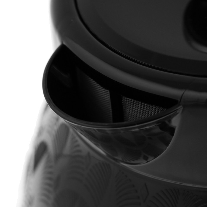 Чайник электрический Zelmer ZCK7640, пластик, 1.7 л, 2200 Вт, чёрный