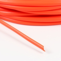 Ротанг искусственный гладкий 7 мм 100 м полутрубка (оранжевый)
