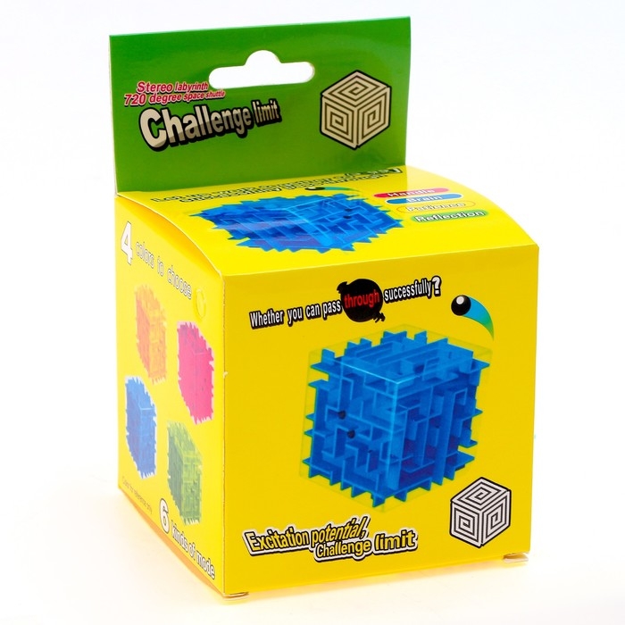 Головоломка &laquo;Лабиринт&raquo;, цвет жёлтый