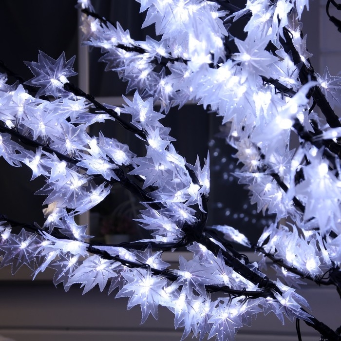 Светодиодное дерево &laquo;Белый клён&raquo; 2 м, 900 LED, постоянное свечение, 220 В, свечение белое