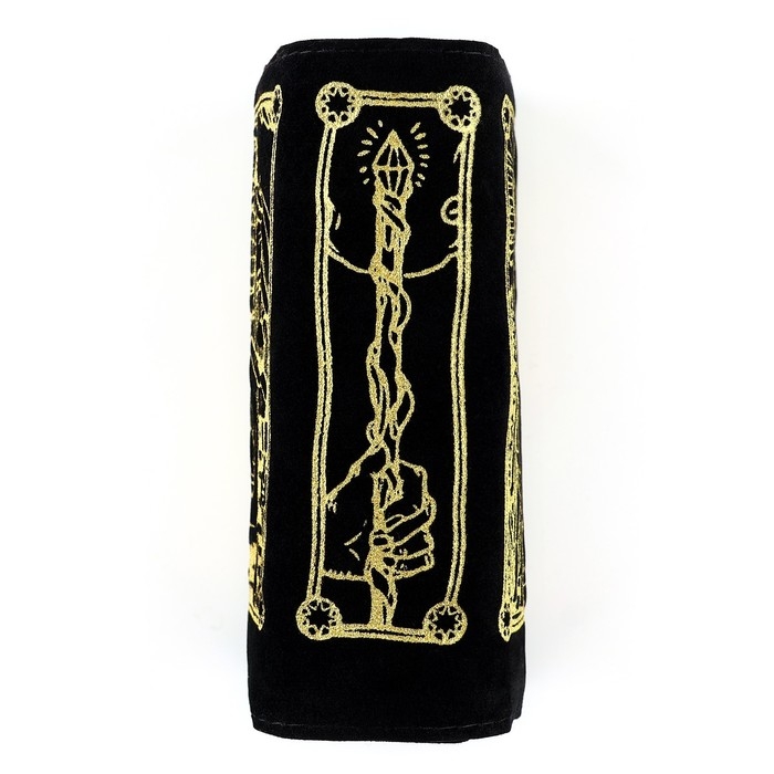 Мешочек для карт на Хэллоуин &laquo;Таро A. E. W.&raquo;, бархатный, 14х40 см