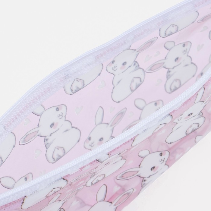 Косметичка-пенал на молнии, цвет розовый Косметичка-пенал на молнии, цвет розовый