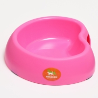 Миска "Сердце" 23,5 х 22 х 6 см, розовая