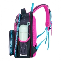 Рюкзак каркасный 37 х 28 х 12 см, Across 194, наполнение: мешок, пенал, фиолетовый ACR22-194-10