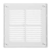 Решетка вентиляционная ZEIN Люкс ЛР170, 170 x 170 мм, с сеткой, разъемная