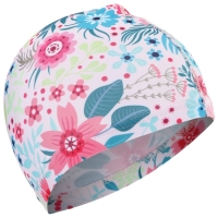 Шапочка для плавания детская ONLYTOP Swim &laquo;Цветочный мир&raquo;, тканевая, обхват 46-52 см