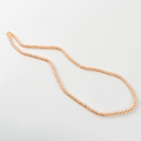 Бусины из стекла, набор 140 шт., размер 1 шт. &mdash; 6 мм, цвет бежевый