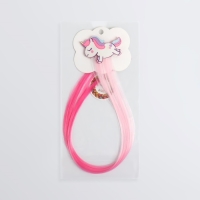 Локон накладной «Единорог», прямой волос, на заколке, 40 см, цвет МИКС Локон накладной «Единорог», прямой волос, на заколке, 40 см, цвет МИКС