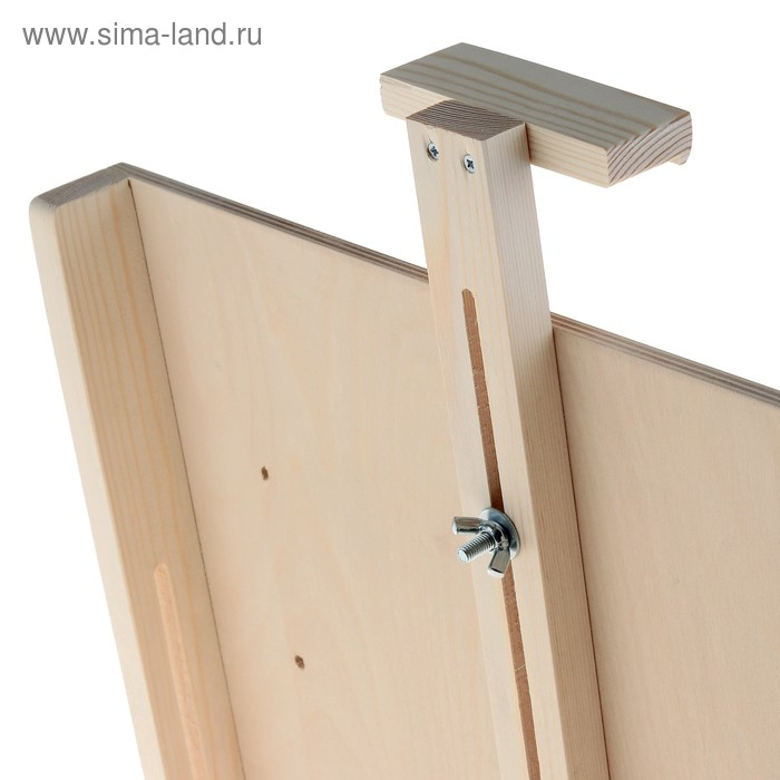 Мольберт настольный &laquo;Студийный&raquo;, 650 x 450 x 560 мм, с планшетом 450 x 480 мм (возможность разместить холст 60 x 80 см), с бегунком, Calligrata