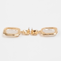 Серьги с жемчугом &laquo;Бусина&raquo; пленительность, цвет золото