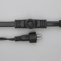 Гирлянда &laquo;Занавес&raquo; 2 &times; 1.5 м, IP44, УМС, тёмная нить, 360 LED, свечение синее, 220 В