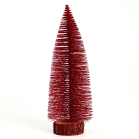 Новогодний декор &laquo;Ёлка в красном цвете с блестками&raquo; 8 &times; 8 &times; 30 см