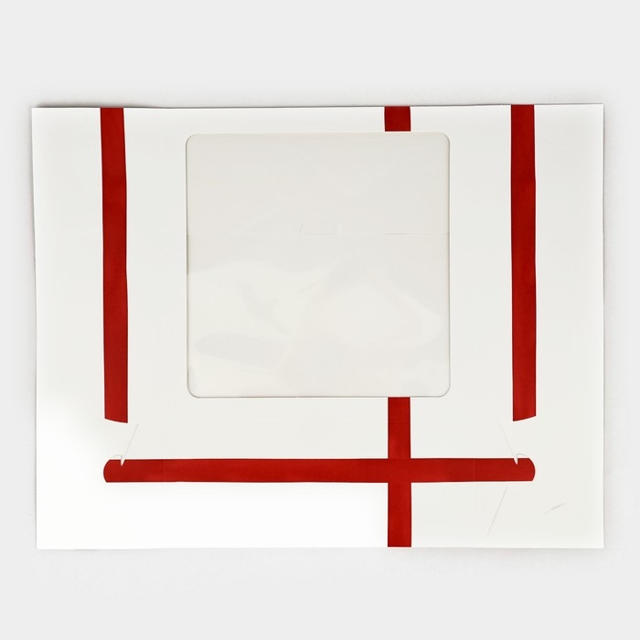 Коробка для капкейков &laquo;Бант&raquo;, 25 &times; 25 &times; 10 см