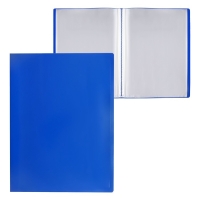 Папка с 20 вкладышами А4, 500 мкм, Calligrata, текстура "песок", синяя Папка с 20 вкладышами А4, 500 мкм, Calligrata, текстура "песок", синяя