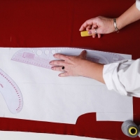 Лекало портновское метрическое &laquo;Сапог&raquo;, 45 &times; 13 см, толщина 0,5 мм, цвет прозрачный