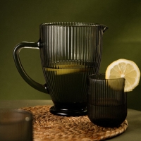 Кувшин для воды SL Home &laquo;Модерн&raquo;, 1,2 л, 19,5&times;13&times;18,5 см, цвет графитовый