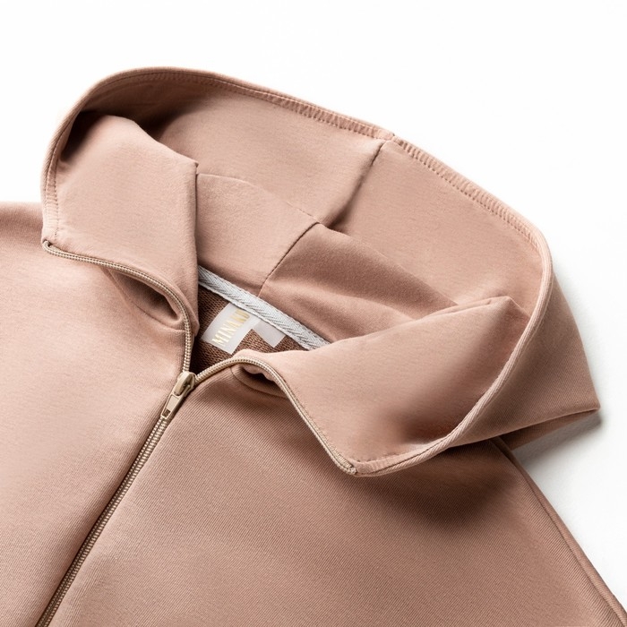 Костюм женский (толстовка, брюки) MINAKU: Casual collection цвет бежевый, размер 52 Костюм женский (толстовка, брюки) MINAKU: Casual collection цвет бежевый, размер 52