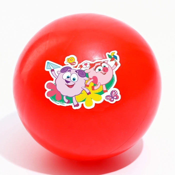 Мяч детский Смешарики &laquo;Нюша и Бараш&raquo;, 16 см, 50 г, МИКС