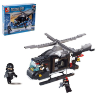 Конструктор &laquo;Военная полиция: Вертолёт&raquo;, 219 деталей