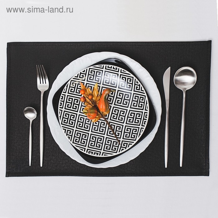 Столовые приборы из нержавеющей стали Magistro &laquo;Фолк&raquo;, 4 предмета, цвет серебряный