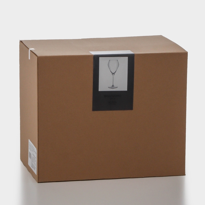 Набор стеклянных бокалов для вина «Брависсимо», 480 мл, 6 шт Набор стеклянных бокалов для вина «Брависсимо», 480 мл, 6 шт